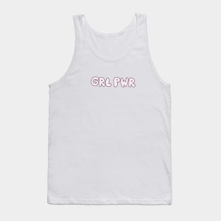 GRL PWR (black outline) Tank Top